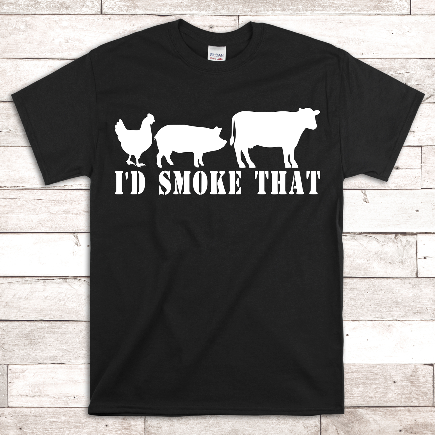 I'd Smoke That Animal Meat Smoking Shirt: Large