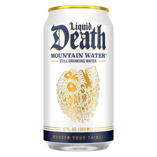 Liquid Death Mountain Still Water, 12oz Can