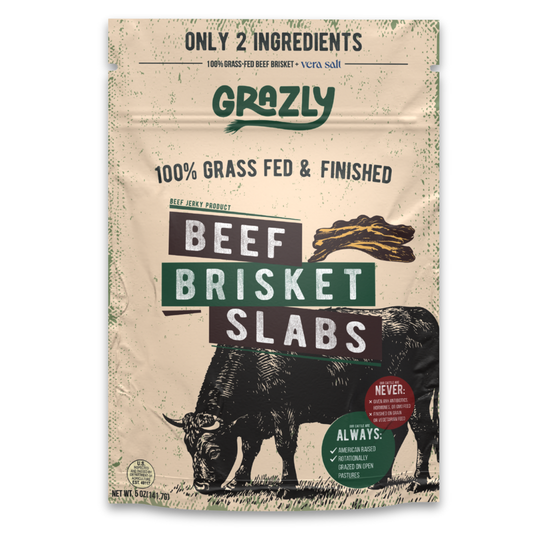 Beef Brisket Slabs - 100% Grass-Fed & Finished: 1 Pack
