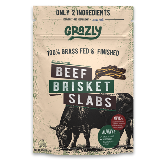 Beef Brisket Slabs - 100% Grass-Fed & Finished: 1 Pack