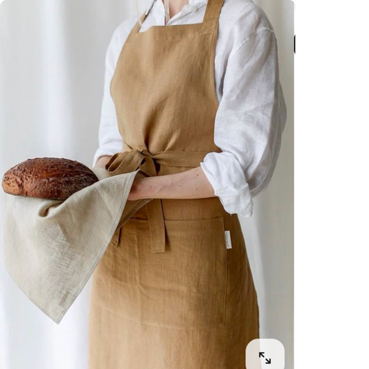 Apron Brown 100% organic cotton