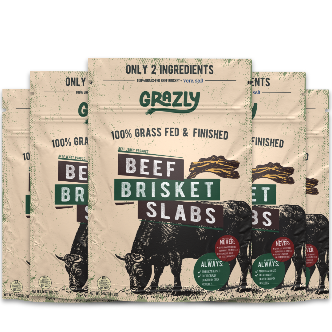 Beef Brisket Slabs - 100% Grass-Fed & Finished: 1 Pack