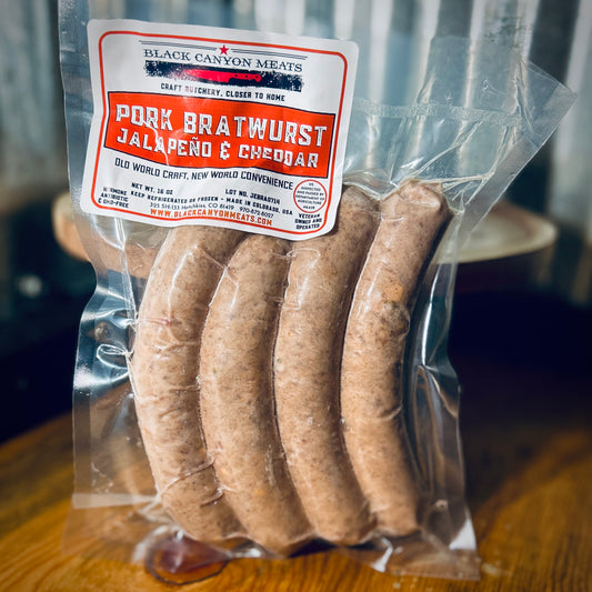 Pork Jalapeño Cheddar Bratwurst