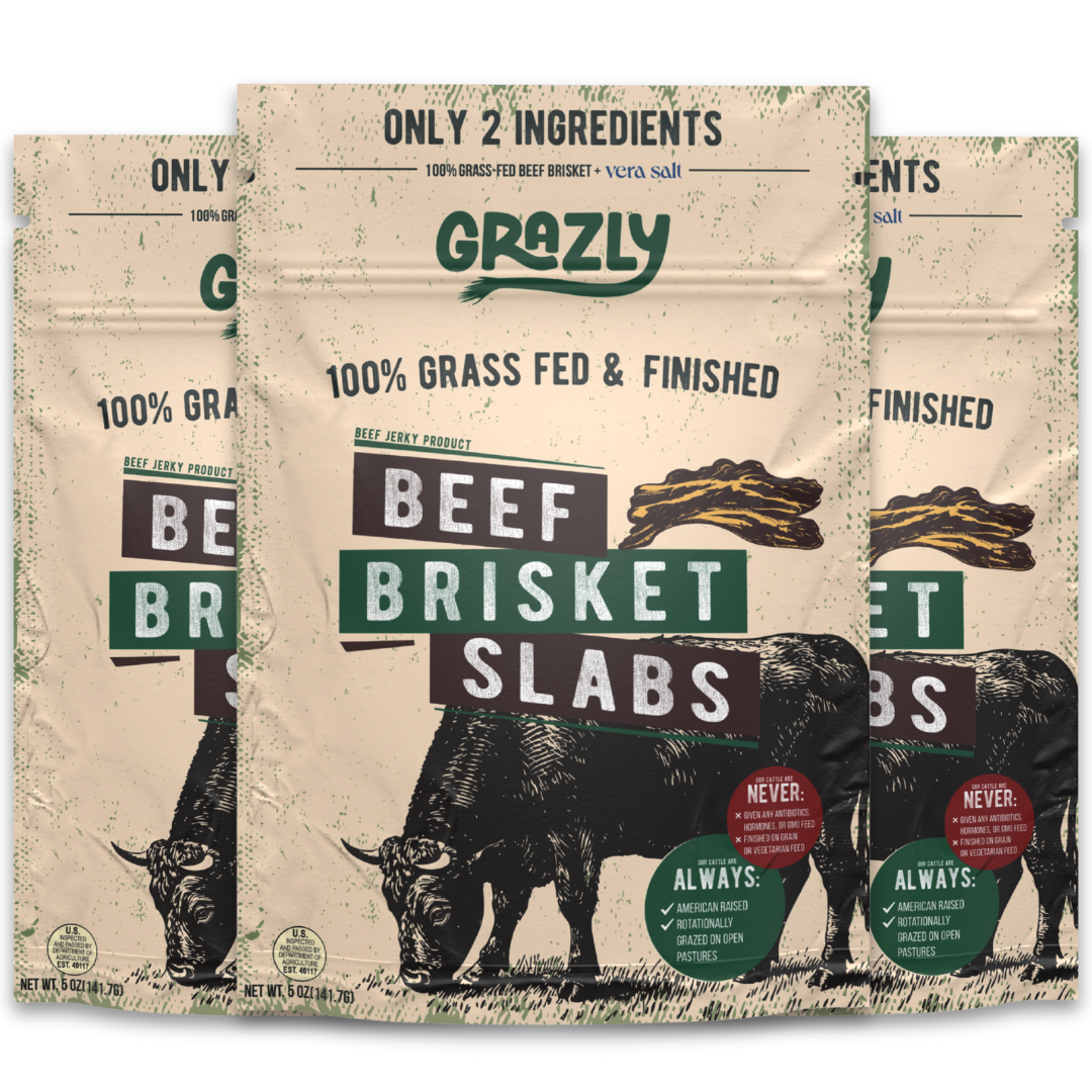 Beef Brisket Slabs - 100% Grass-Fed & Finished: 1 Pack